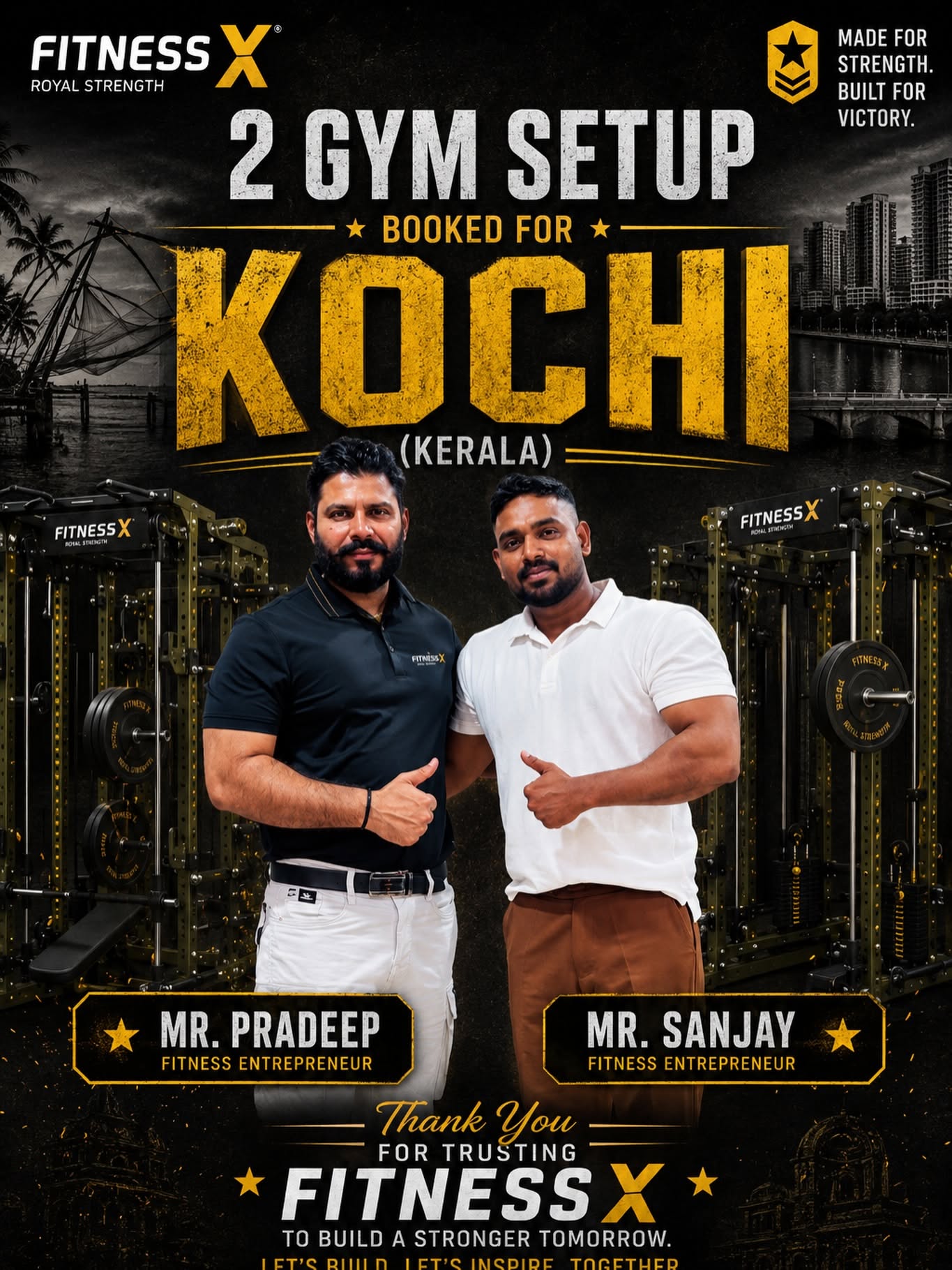 Fitness X setup — Kochi, Kerala